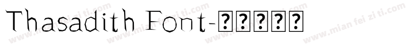 Thasadith Font字体转换